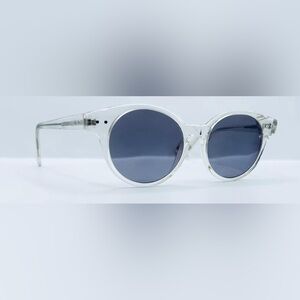Gray Oval Sunglasses Frames Only